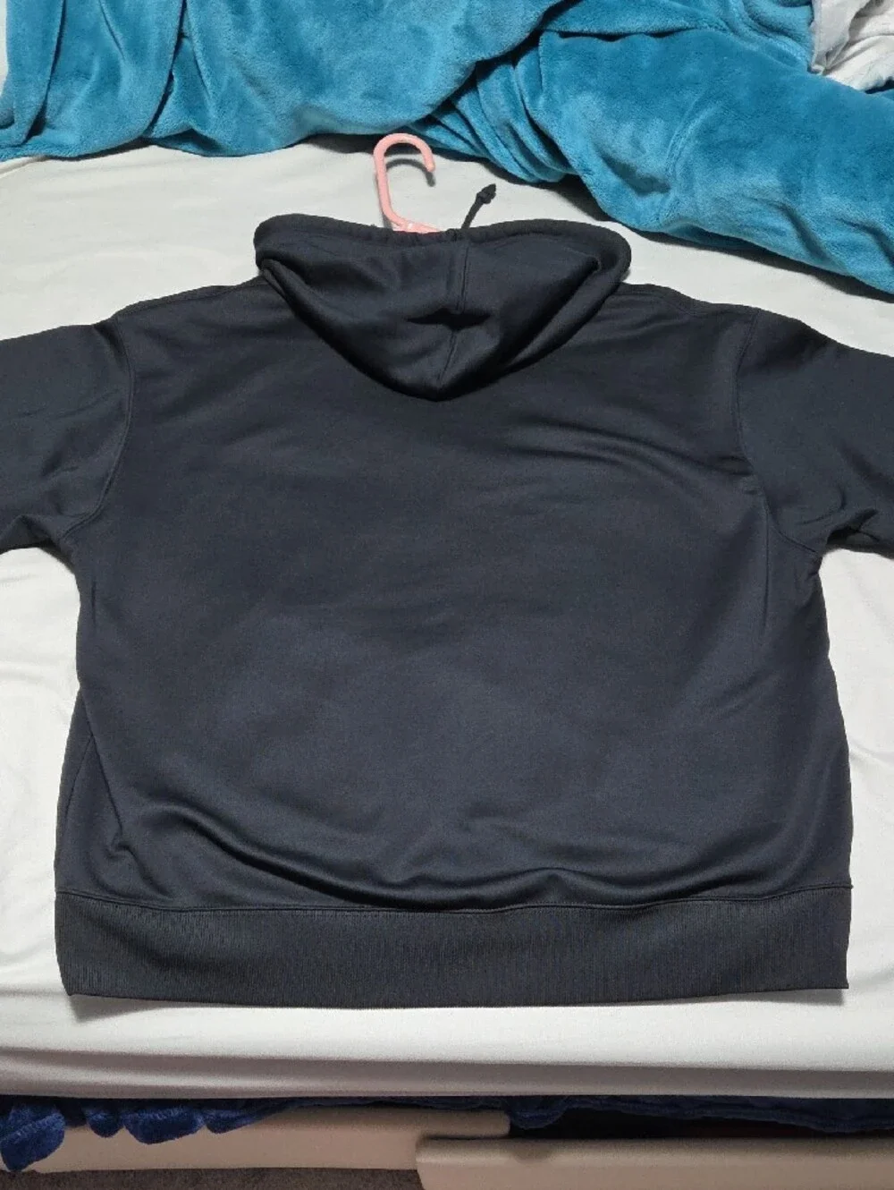 Nike Black Pullover Hoodie with White Swoosh